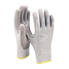钢米 13针HPPE掌浸PU涂层防割手套 PE-104 7码 5级防割 10副/包 12包/箱 包 34110074