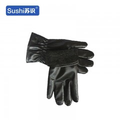 苏识 FHYW0066冬季保暖防寒皮革手套 喝色均码 男士 副3440001