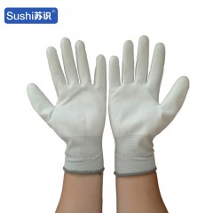 苏识 0001浸胶浸掌涂胶掌pu涂层尼龙13针涤纶防滑 灰色 L 3410020