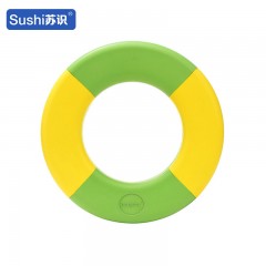 苏识 EVA材质耐磨抗压加厚泡沫实心免充气游泳圈 儿童小号 绿色 个 1820052