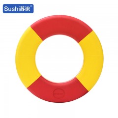 苏识 EVA材质耐磨抗压加厚泡沫实心免充气游泳圈 儿童小号 红色 个 1820051