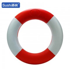 苏识 EVA成人船用彩色加厚洪水抗洪救生圈大号 红白 个 1820069