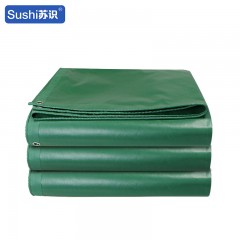 苏识 PVC涂塑防雨布500克 6米×10米 绿色 张 1850060