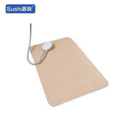 苏识 浴室防滑垫洗澡淋浴防摔防水脚垫镂空 40*60cm 米黄色 块 1220047