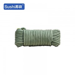 苏识 JY095 尼龙绳捆绑绳彩色拉绳 户外晾衣编织绳 手工制作束口伞绳 4mm 军绿色10米 2310030