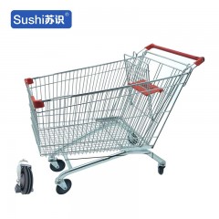 苏识 WJ0159 物业仓库理货金属超市购物车手推车 210L-电梯轮 斜坡电梯使用 一个 2110080