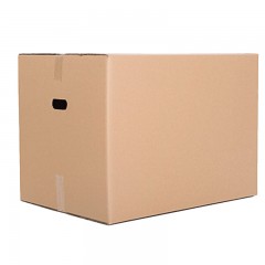 苏识 120*70*40cm特硬【塑料扣手】 五层瓦楞纸箱 个 黄色 2450040