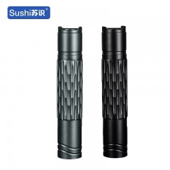 苏识 R4 户外照明 应急便携多功能充电 手电筒 R4B硬氧黑色(一电一充） 5470015