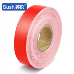 苏识 S-S156 22mm*18m不干胶连续标签纸标签带 卷 红 5610228