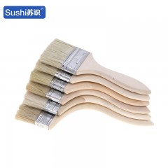 苏识 油漆刷船用防水工业用木柄烧烤加厚清洁刷 中档加厚3寸10把 4120039