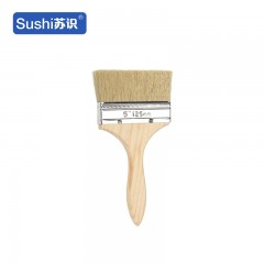 苏识 QJ0029 油漆刷船用防水毛刷烧烤刷猪毛刷 加厚4寸 10把 4120246