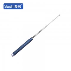 苏识 YZQ037 菱形阻力棍悍马款橡胶手柄甩棍车载防身棍 亮银色 1160030