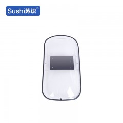 苏识 YZQ107 法式防暴方盾金属条包边防防暴校园透明手持式PC方盾 个 1160065