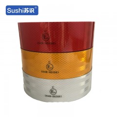 苏识 JS002 货车反光膜定做个性反光警示胶带 5.5cm*45.7m 红色 1320147