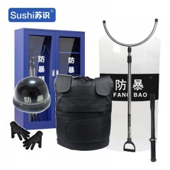 苏识 YJ00024/10 防暴器材柜安保反恐器械装备防爆盾钢叉柜 1.6*1.2（标准版）+6件套 1160131