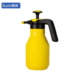 苏识 10L手动气压喷壶 洒水壶气压式喷雾器消毒压力浇水壶手持喷水壶（计价单位：个）黄色 4160023
