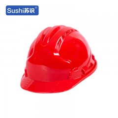 苏识 安全帽透气安全V型安全帽防护头盔 (颜色:红色)均码 3320056