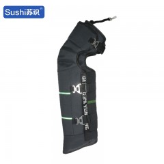 苏识 骑行护膝冬季加厚保暖防寒防风护腿护具 71cm黑色牛津布护膝 3570036