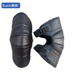 苏识 骑行护膝冬季加厚保暖防寒防风护腿护具 36cm 松紧带短款护膝 3570043
