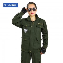 苏识 XJ055 加厚防烫耐磨焊工汽修工作服套装 刀锋战士款 175码120~130斤 3532674