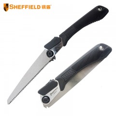 钢盾 SHEFFIELD S069201 折叠锯8英寸手板锯 多功能木工锯手锯园林刀锯子伐木锯橡胶手柄锯