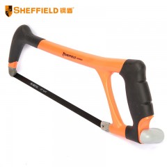 钢盾 SHEFFIELD S069005 ABS人体工学手柄钢锯 不锈钢 手工锯子 小手锯 多功能 钢锯架锯弓
