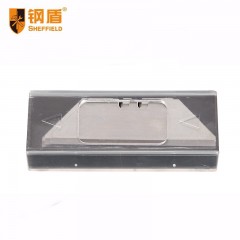 钢盾 SHEFFIELD S067303 美工刀片 大号 小号 梯形刀片 墙壁纸 安全割刀刀片(每包10片)