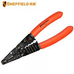 钢盾 SHEFFIELD S035014 6英寸带刃口剥线钳AWG12-22