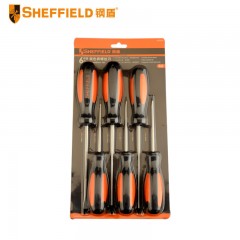 钢盾 SHEFFIELD S056005 6件套超值装螺丝批 螺丝刀 带强磁 家装 汽修 机械 加工