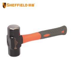 钢盾 SHEFFIELD S089102 大铁锤 防震纤维柄八角锤 榔头大锤子石工锤 纤维柄八角锤2LB