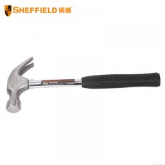 钢盾 SHEFFIELD S088008 钢柄羊角锤钢管铁锤子木工铁榔头起钉拨钉锤敲击锤 钢柄羊角锤8oz