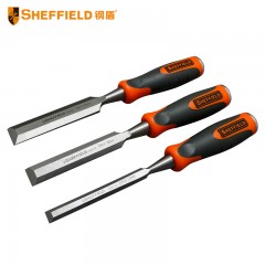 钢盾 SHEFFIELD S080301 木工凿子平凿凿刀扁铲平铲刻花凿木凿开槽凿钊榫眼凿雕刻工具