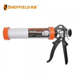 钢盾 SHEFFIELD S052014 铝管筒式硅胶枪防水胶防霉玻璃胶 压胶枪 密封胶枪 15英寸