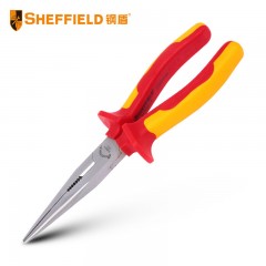 钢盾 SHEFFIELD S046013 VDE绝缘 耐压尖嘴钳 尖头钳 绝缘尖嘴钳6