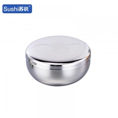 苏识 不锈钢留样盒 304盖碗10cm 1810056