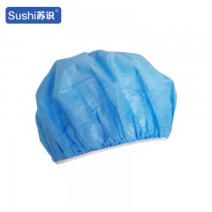 苏识 一次性医用头套 PP无纺布 蓝色 均码 顶 3370003