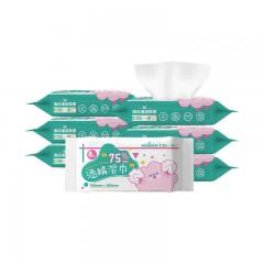 海氏海诺集团 乐一享三 75%酒精湿巾（迷你装）8抽/袋*8袋/提*48提/件（尺寸：140*150）（单位：件）