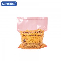 苏识 一次性净化手指套 S码500克（手卷型）米黄色 包 3490005