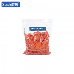 苏识 一次性防滑手指套 L橙色300只/包 包 3490004