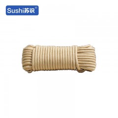 苏识 JY102 尼龙绳捆绑绳彩色拉绳 户外晾衣编织绳 手工制作束口伞绳 6mm 卡其色10米