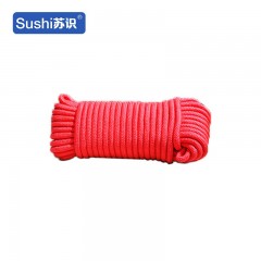 苏识 JY059 尼龙绳捆绑绳彩色拉绳 户外晾衣编织绳 手工制作束口伞绳 4mm 红色10米