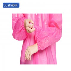 苏识 EVA男女式加厚户外登山雨衣 100件/盒 均码 粉色 盒 1540027