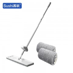 苏识 平板拖把 45cm宽尘推板套装配二布 白色 套 4130146