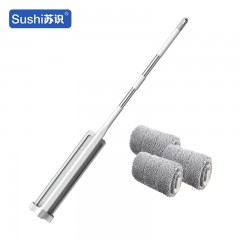 苏识 大号平板拖把 32cm宽尘推板套装配三布 白色 套 4130154