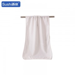苏识 薄款超细纤维洗车毛巾 37g 30*70cm 白色 1条装 4180067