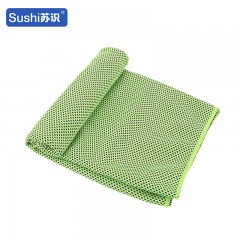 苏识 吸汗速干运动降温冰巾 涤纶opp袋160g 30*80cm 亮绿 1条装 4180165