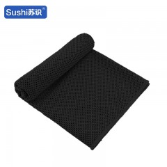 苏识 吸汗速干运动降温冰巾 涤纶登山袋装 160g 30*100cm 黑色 1条装 4180208