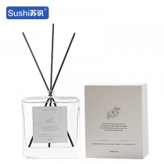 苏识 扁瓶无火香薰精油套装 青柠罗勒与柑橘100ML 瓶 5220024