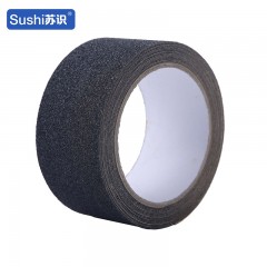 苏识 定制PVC防滑胶带 5cm*5m（可定制其他规格）黑色 卷 5130296