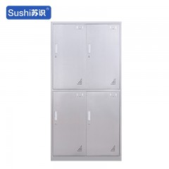 苏识 4门201不锈钢更衣柜 0.7mm厚 1800*500*900mm 个 6140014